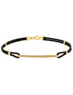 Acquista Bracciale Uomo Diamante naturale da 0.14ct Oro 18Kt Gioielli Miyu collezione Diamond  su Jikan