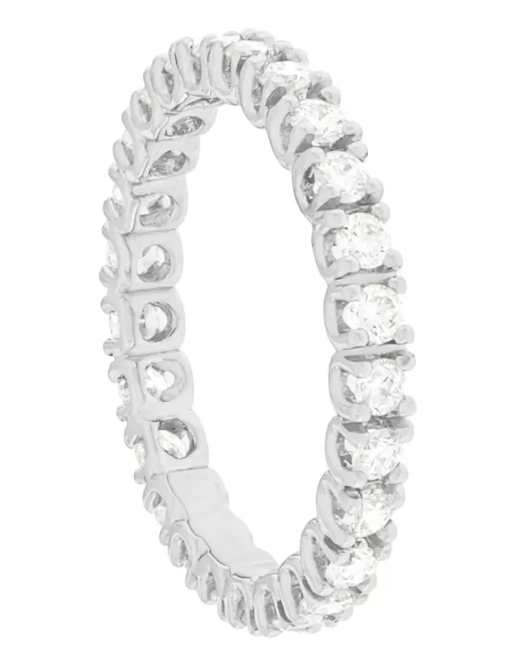 Acquista Anello diamanti Donna Diamante naturale da 0.68ct Oro bianco 18Kt Gioielli Miyu collezione Diamond