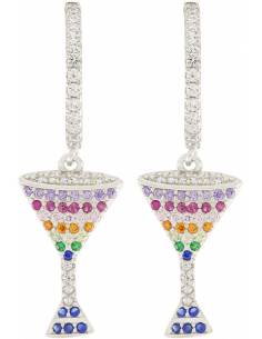 Acquista Orecchini Donna in Argento 925 / Zirconi - Gioielli Miyu Bijoux collezione Silver colore Bianco  su Jikan