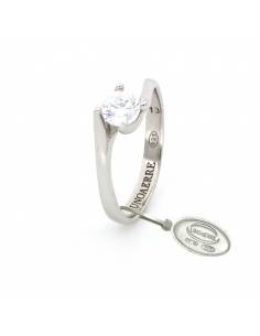 Acquista Anello solitario Donna Argento 925 / Zirconi Luxury con zircone M17 Argento Unoaerre 5815/17  su Jikan