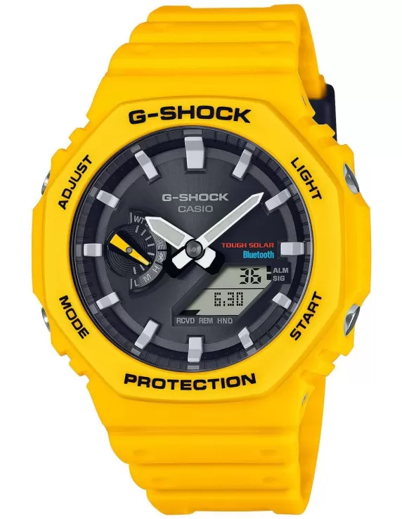 Acquista Orologio Cronografo Uomo Casio G-SHOCK CLASSIC GA-B2100C-9AER Resina Giallo