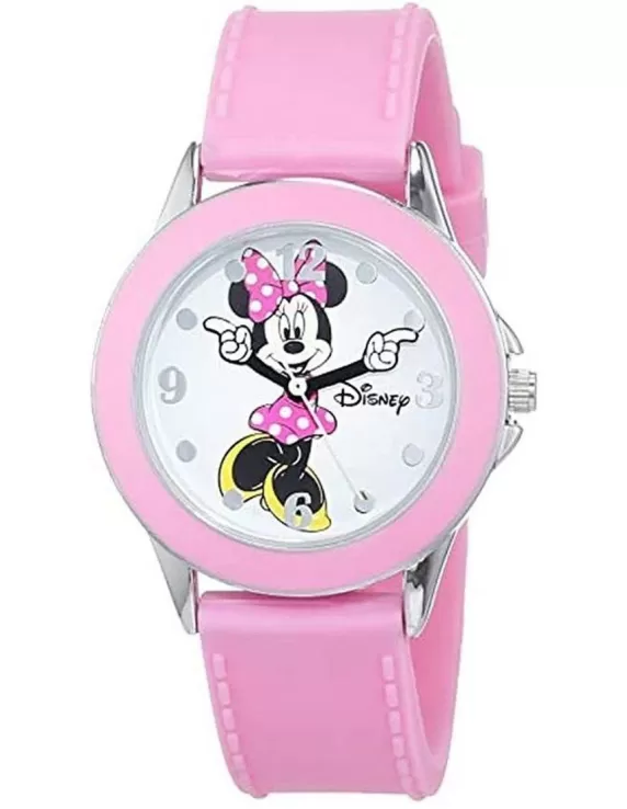 Acquista Orologio Bambina Disney Mickey Mouse Minnie Silicone Solo tempo MN1442 Rosa