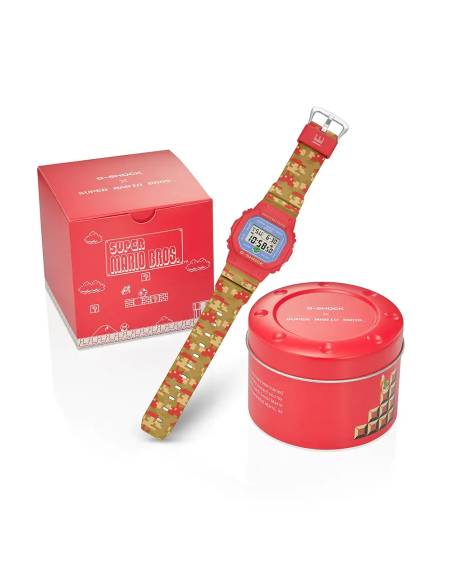 Acquista Orologio Uomo Casio G-SHOCK in Resina Super Mario limited Multifunzione DW-5600SMB-4ER Marrone 4549526329371 su Jikan