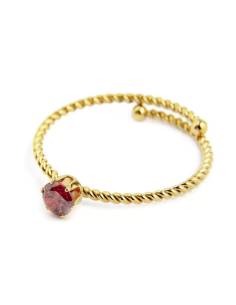 Acquista Anello Donna Acciaio con zircone 4mm Oro Marlù Time To 18AN115GR-M 99198084 su Jikan