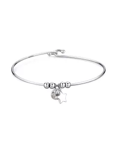 Acquista Bracciale rigido LUCKY LIGHT in acciaio, stella ecristallo bianco S'Agapõ Donna SKT31 8053851548032 su Jikan