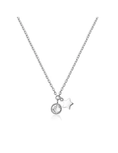 Acquista Collana LUCKY LIGHT in acciaio, stella e cristallobianco S'Agapõ Donna SKT23 8053851547950 su Jikan