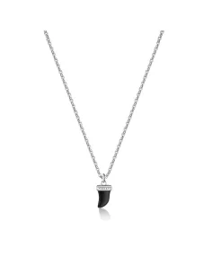 Acquista Collana CHARISMA in acciaio con dente di squalo esmalto nero S'Agapõ Uomo SHS03 8053851515959 su Jikan