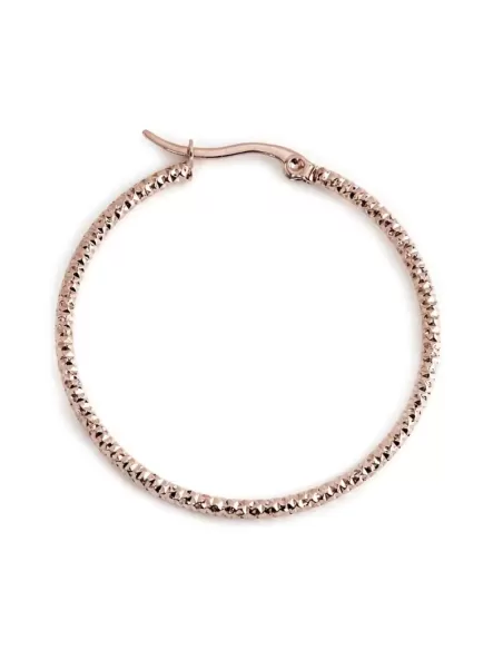 Acquista Orecchino Acciaio cerchio 42mm martellato Marlù Donna Icons 2OR0069R 99176143 su Jikan