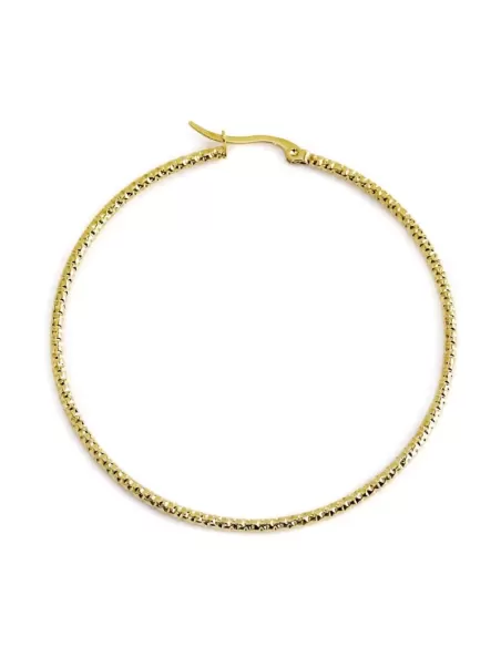 Acquista Orecchino Acciaio cerchio 60mm martellato Marlù Donna Icons 2OR0068G 99177249 su Jikan