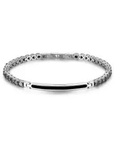 Acquista Bracciale AVANTGARDE acciaio e pvd nero con zirconi Brosway Uomo BVD15 8053851053581 su Jikan
