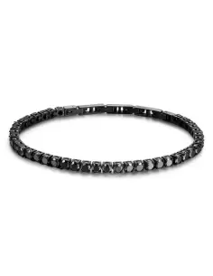 Acquista Bracciale AVANTGARDE acciaio e pvd nero con zirconi Brosway Uomo BVD12 8053851053550 su Jikan