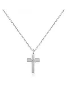 Acquista Collana BACKLINER acciaio lucido, satinato, croce Brosway Uomo BBC04 8053851545062 su Jikan