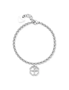 Acquista Bracciale Donna S'Agapõ SKT45 Acciaio Lucky Light Quadrifogli 8053851566456 su Jikan
