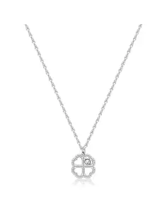 Acquista Collana Donna S'Agapõ SKT39 Acciaio Lucky Light Quadrifoglio 8053851566395 su Jikan