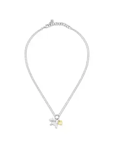 Acquista Collana Donna Acciaio Morellato SAVL01 Doppio Filo Cane e Cuore Acciaio 8033288981916 su Jikan 2