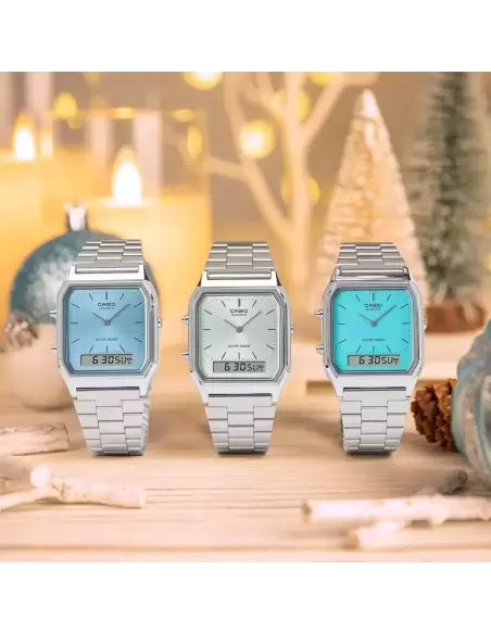 Acquista Orologio Donna Casio in Acciaio Vintage Edgy Multifunzione AQ-230A-2A1MQYES Acciaio 4549526365874 su Jikan
