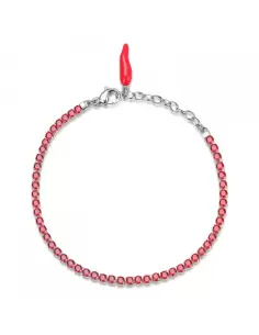 Brosway Donna Bracciale Tennis Desideri Fortuna Corno Rosso BEI013