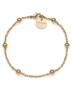 Bracciale Bronzo Dorato Catena Forzatina Sfere Unoaerre 1220