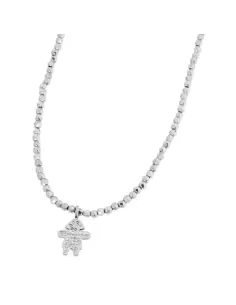 Collana Marlù Donna Acciaio ematite bimba strass 15CO001