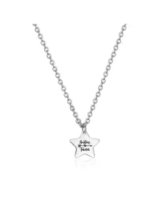 Collana Acciaio S'Agapõ Donna Pendente Girocollo Stella Besties SBY003