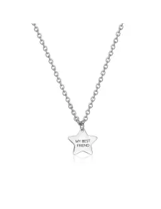 Collana Acciaio S'Agapõ Donna Pendente Girocollo Stella Besties SBY003 2